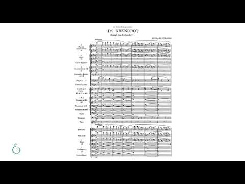 Richard Strauss - Four Last Songs - Movement IV "Im Abendrot" (Official Score Video)