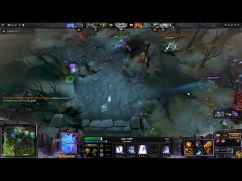 Dendi Troll  Puck with Radiance, Heart in Dota 2