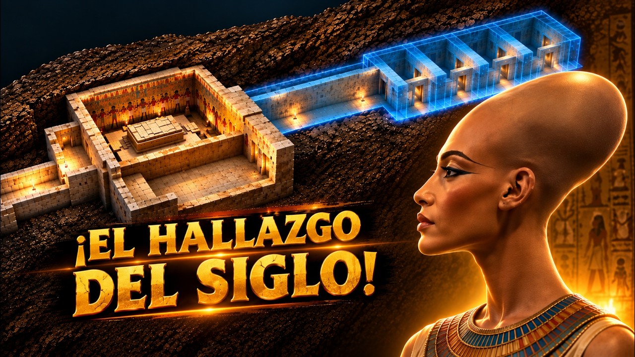 Hallan Varias Cámaras en la Tumba de TUTANKAMÓN - TUMBA DE NEFERTITI