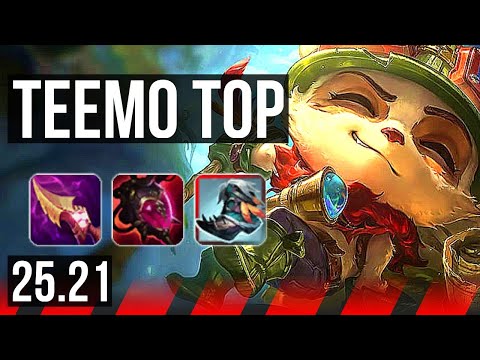TEEMO vs CAMILLE (TOP) | 9/2/9, Dominating | NA Master | 25.21