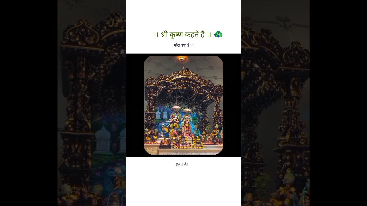 Moksh kya hai ??? ✨🦚🙂🌸 #shorts #krishna #azadkaidi #viralvideo #trending