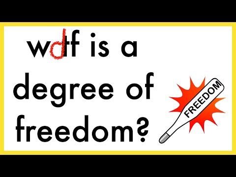 What is a degree of freedom?