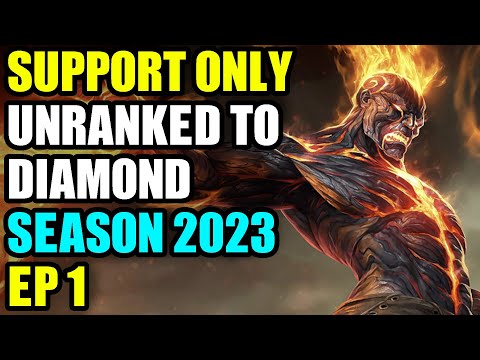 Support ONLY Unranked to Diamond ep.1 Brand - Season 13 League of Legends