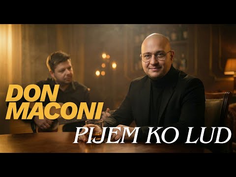 DON MACONI - PIJEM KO LUD (OFFICIAL LYRICS VIDEO 2025)