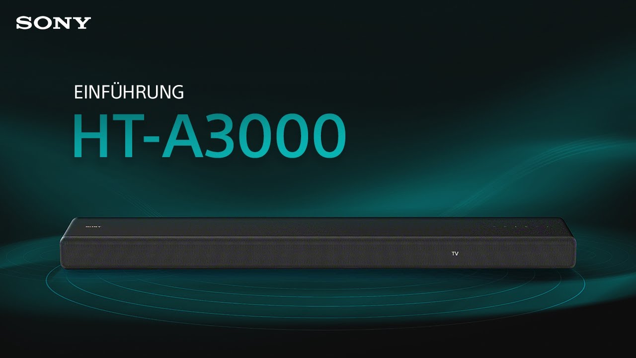 HT-A3000 Soundbar | 3.1-Kanal | Dolby Atmos | Sony Austria