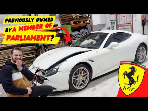Thumbnail for I BOUGHT A CRASH DAMAGED FERRARI CALIFORNIA T AT AUCTION by Ferrari California T