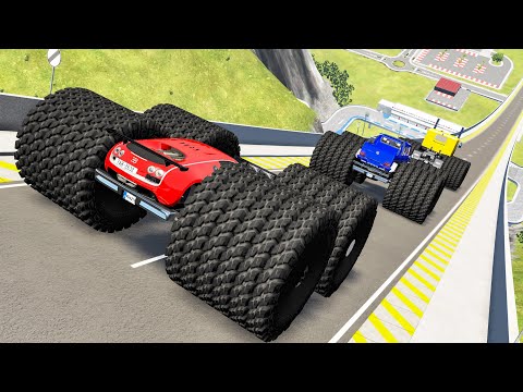 Сars High Jumping Crashes #7 - Beamng drive