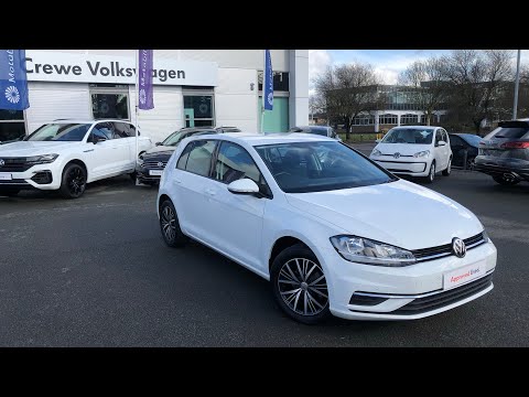 Approved Used Volkswagen Golf SE Nav 1.0TSI in Pure White - GJ18CWA