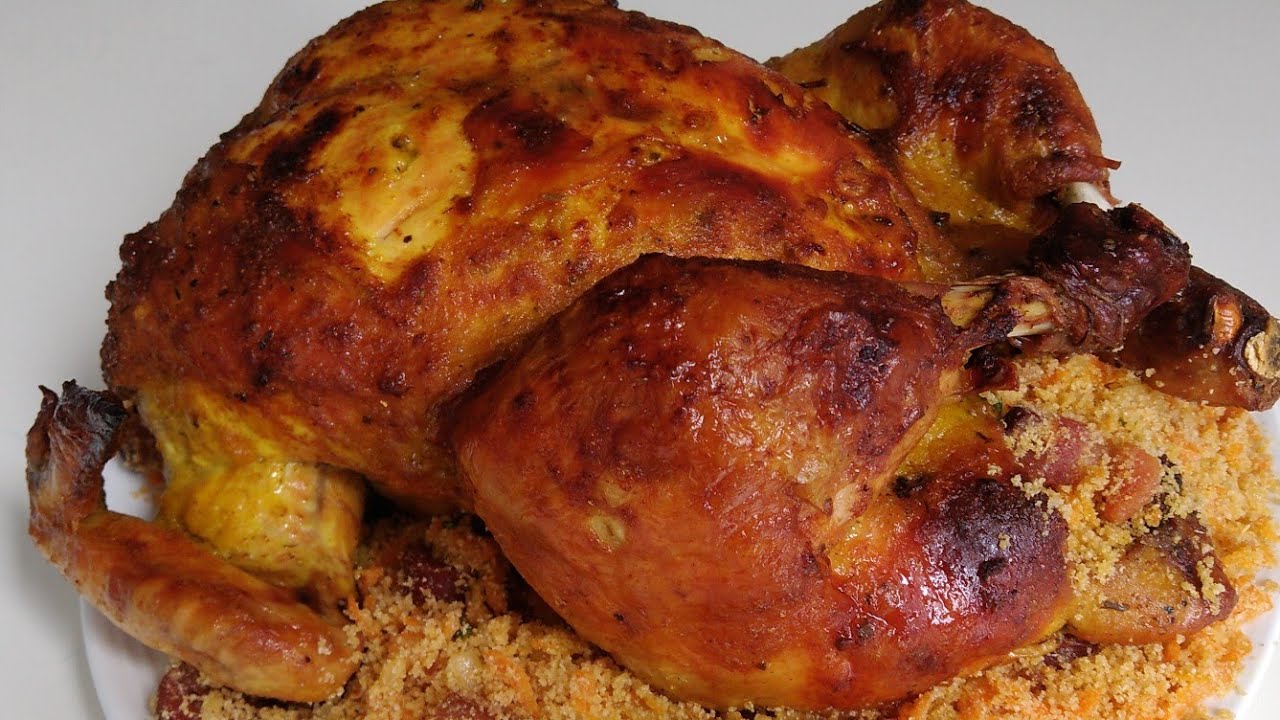 FRANGO ASSADO COM FAROFA , FÁCIL e DELICIOSO, ESPECIAL DE NATAL