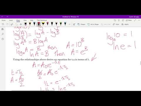 Yr14 halflife derivation