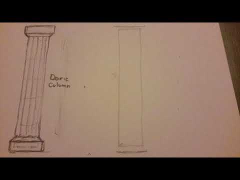 Classical columns (Ancient Greek) Draw.