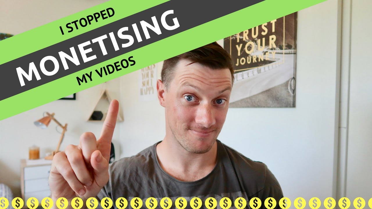 I've stopped monetizing my videos on YouTube