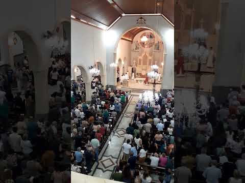 Benção de encerramento da celebração da sexta feira Semana Santa em Cruzília MG 2026.