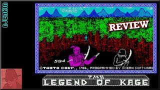 Legend of Kage - on the ZX Spectrum 48K !! with Commentary