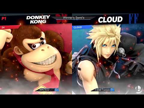 Platinum Star Weekly #48 - Mateo (DK, Palutena) vs TSM | Tweek (Cloud) - Winner's Semis