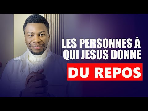 The people to whom Jesus gives rest