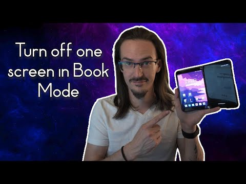 How to turn off one screen in book mode | Surface Duo Mono