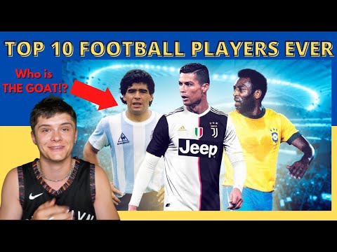 American Reacts to the Top 10 Football Players OF ALL TIME