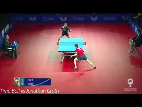 SF | Timo Boll vs Jonathan Groth | European Champions League 2018-2019 Highlights