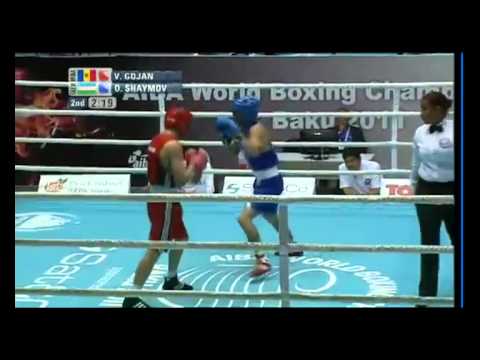Bantam (56kg) R16- Gojan Veaceslav (MDA) VS Shaymov Orzubek (UZB) -2011 AIBA World Champs