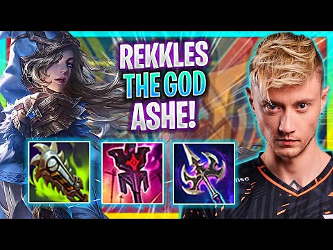 REKKLES IS A GOD WITH ASHE! | FNC Rekkles Plays Ashe ADC vs Seraphine! | Season 2023