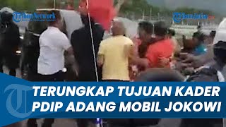 Terungkap Tujuan Kader PDIP Adang Rombongan Mobil Presiden Jokowi di Kota Bima