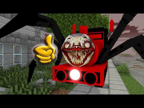 YellowBee Craft - Monster School : THOMAS THE TRAIN VS CHOO CHOO CHARLES (ATTACK) - Minecraft Animation