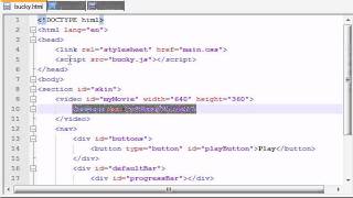 HTML5 Tutorial - 31 - Programming the Video Player