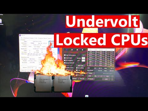 Undervolt any Locked Intel CPUs for more performance! (Even if BIOS Locked) (i7 6700)