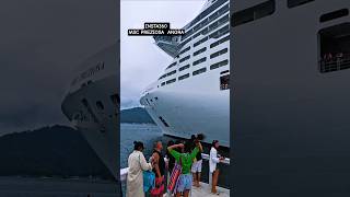 iInsta360 x4  Camera de Ação MSC PREZIOSA cruzeiro navio Santos @insta360navios  angra  #shorts