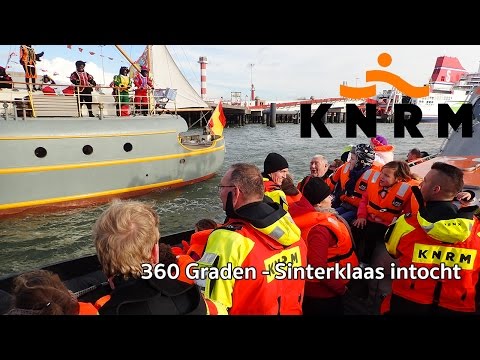 KNRM Hoek van Holland - 360 Graden - Binnenkomst Sinterklaas