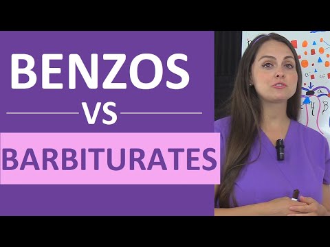 Benzodiazepines vs Barbiturates Nursing Sedative, Anti-Anxiety, Anxiolytic Pharmacology NCLEX
