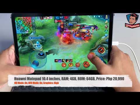 Huawei Matepad 10.4 inches Mobile Legends Gameplay - Filipino