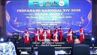 Download lagu Nyanyian Papua - Vocal Group Sumatera Utara pada Pesparawi Nasional XIV 2026 di Manokwari mp3