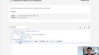 Leetcode - Remove Linked List Elements (Python)