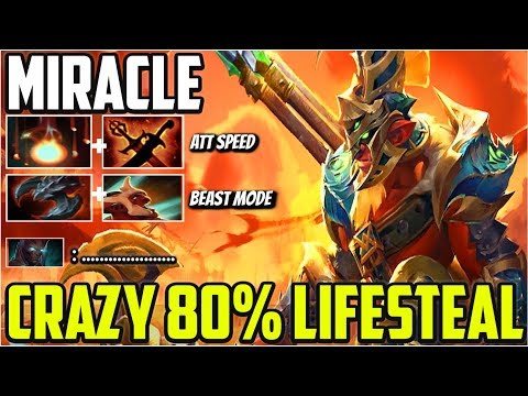 Miracle - Troll Warlord Best Carry Late Game  - 7.20 Dota 2