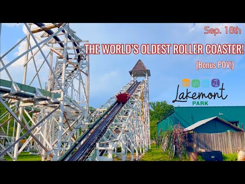 LEAP THE DIPS - The World's Oldest Roller Coaster! - Lakemont Park - Sep. 18th