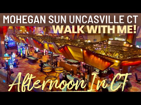 Mohegan Sun Casino Uncasville CT walk around 2022 tour - YouTube