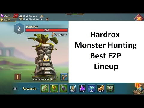 Lords Mobile: Hardrox Monster Hunting Best F2P Heroes Lineup