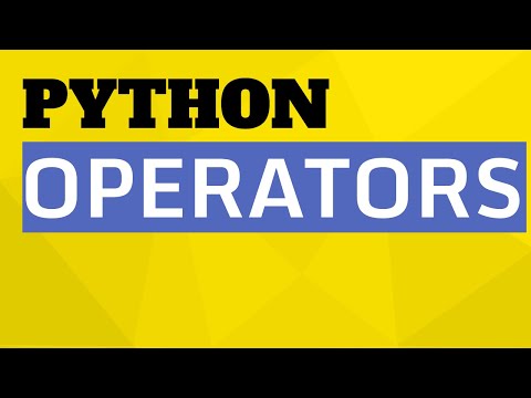 Python Tutorial For Beginners 8 Operators