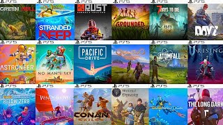 Top 25 Best PS5 OPEN WORLD SURVIVAL Games