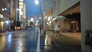 Walk in the Rain Tokyo, Japan Shinjuku Kabukicho, Okubo Park Tour 雨の新宿歌舞伎町・大久保公園周辺をお散歩！ラブホテル街！