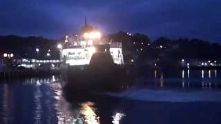 preview picture of video 'MV Clansman - evening arrival in Oban'