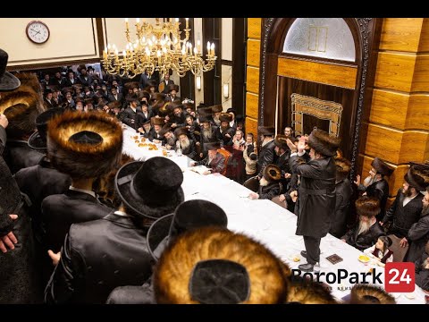 Slonim Rebbe visits Boro Park