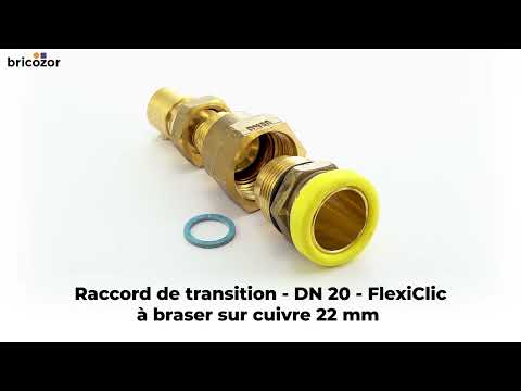 Raccord de transition - à braser sur cuivre - FlexiClic CLESSE