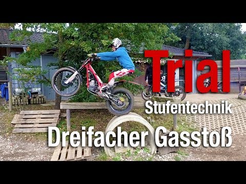 Dreifacher Gasstoß · Trial Fahrtechnik · Fabio Mascher
