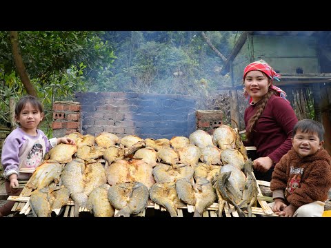 How to make giant smoked fish to sell at the market with my young son