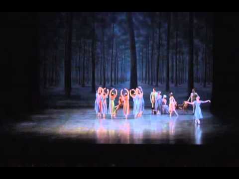 園芸 池の上の空中バレエ「レ・ドワゼル」