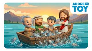 O Milagre da Pesca Maravilhosa | Histórias da Bíblia Infantil