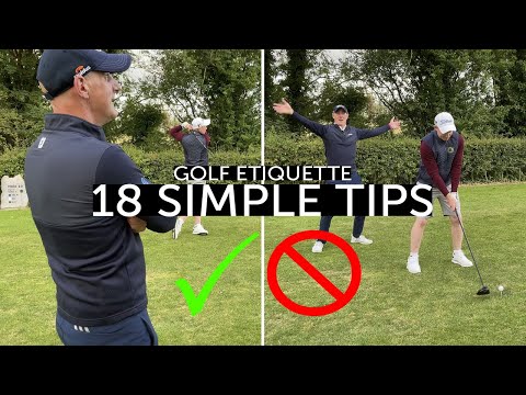 18 Simple etiquette tips for when you're on the golf course